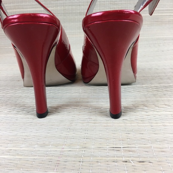 ANNE KLEIN Scarlet Peep Toes Heels Sandals - Picture 6 of 8